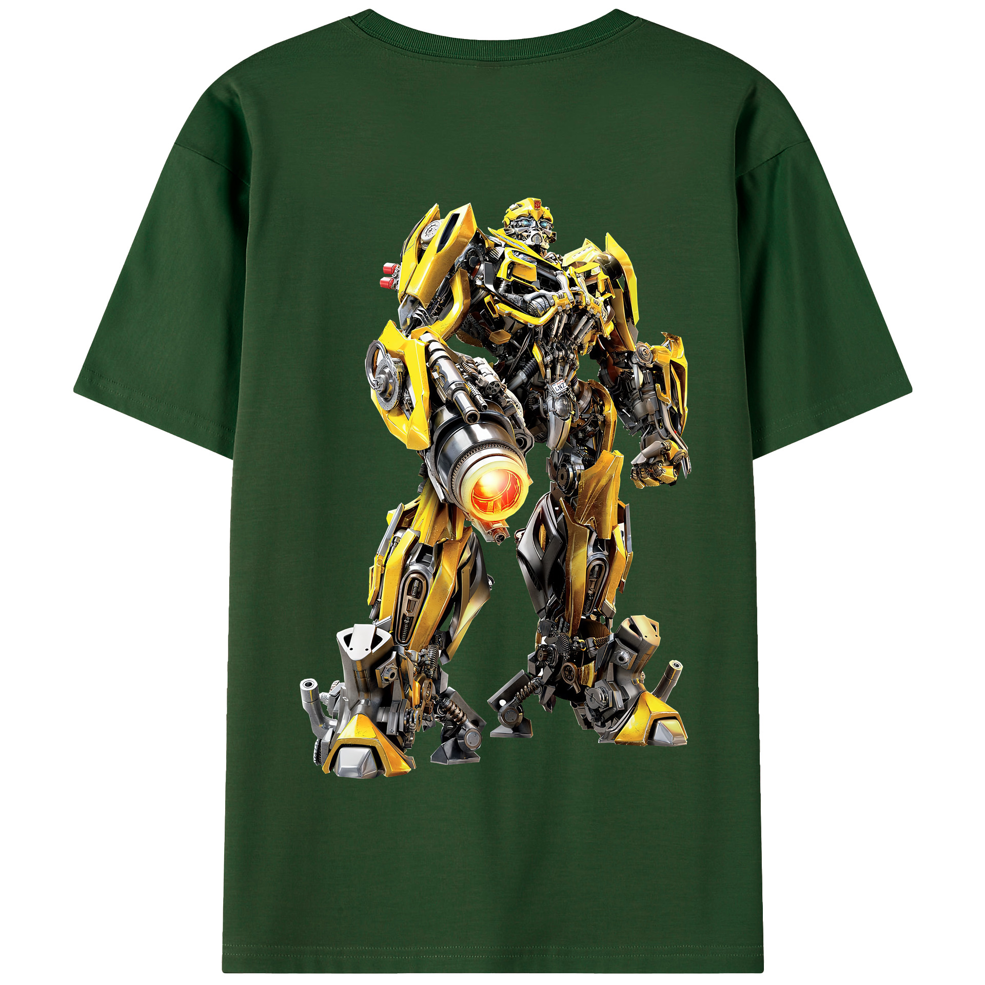 （画像用） Transformers トランスフォーマー 綿100％半袖Tシャツ（背面プリント）